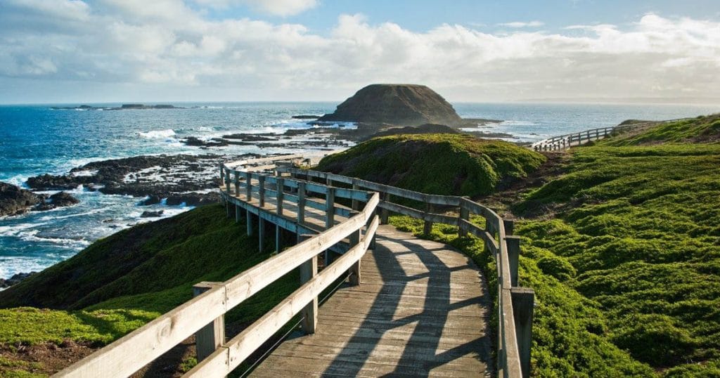 Walkway by the beach