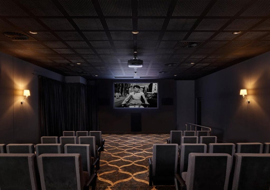Cinema room for over 50s lifestyle resort in Caboolture by Living Gems