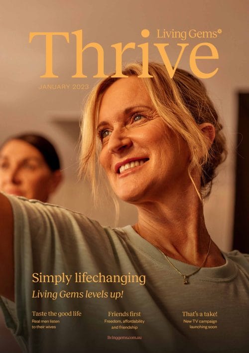 Living Gems Thrive, January 2023 magazine subscription cover
