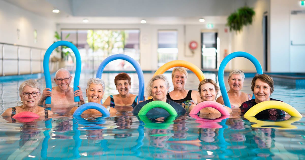 Living Gems Caboolture Riverfront aqua aerobics