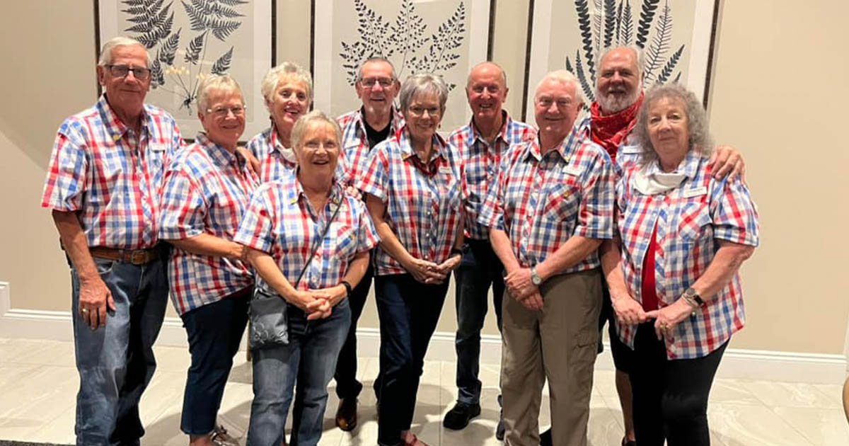 Caboolture residents dressed up for Toby Tyler and the Country Boys