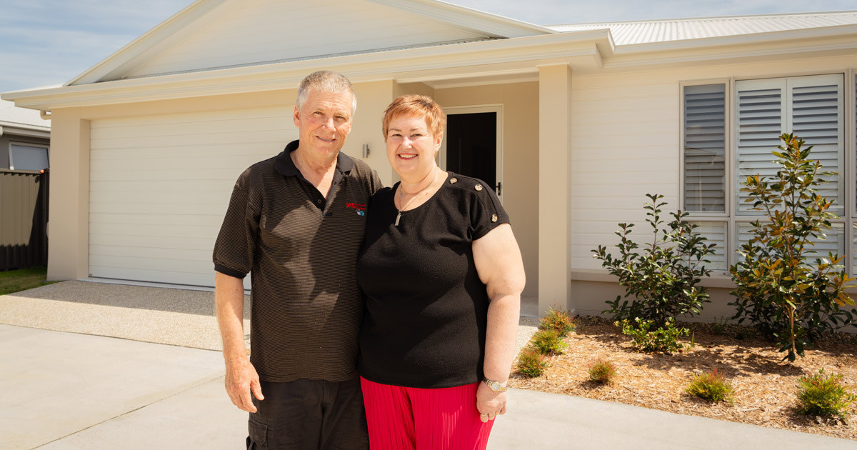 Rightsizing delight - Couple find their perfect home at Living Gems