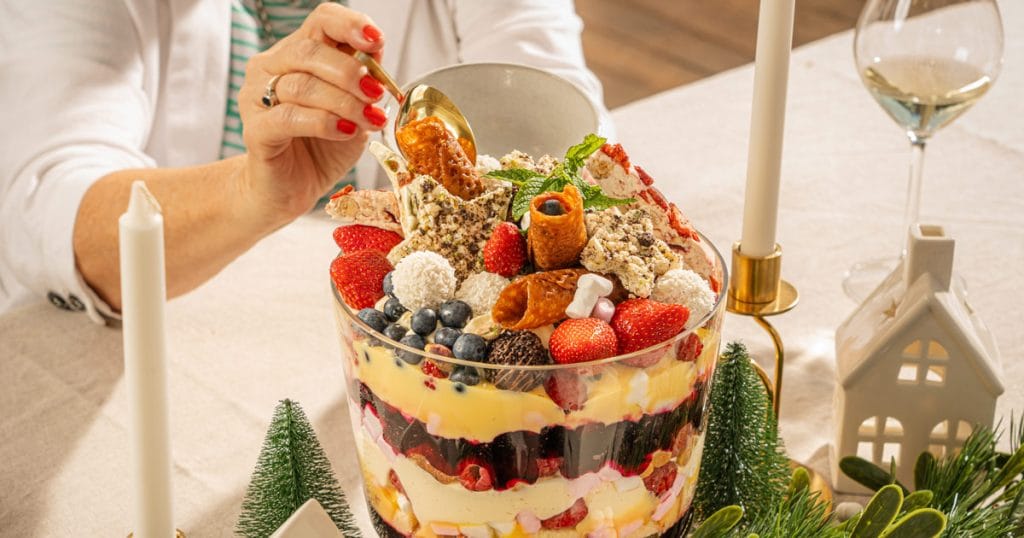 White Christmas Trifle