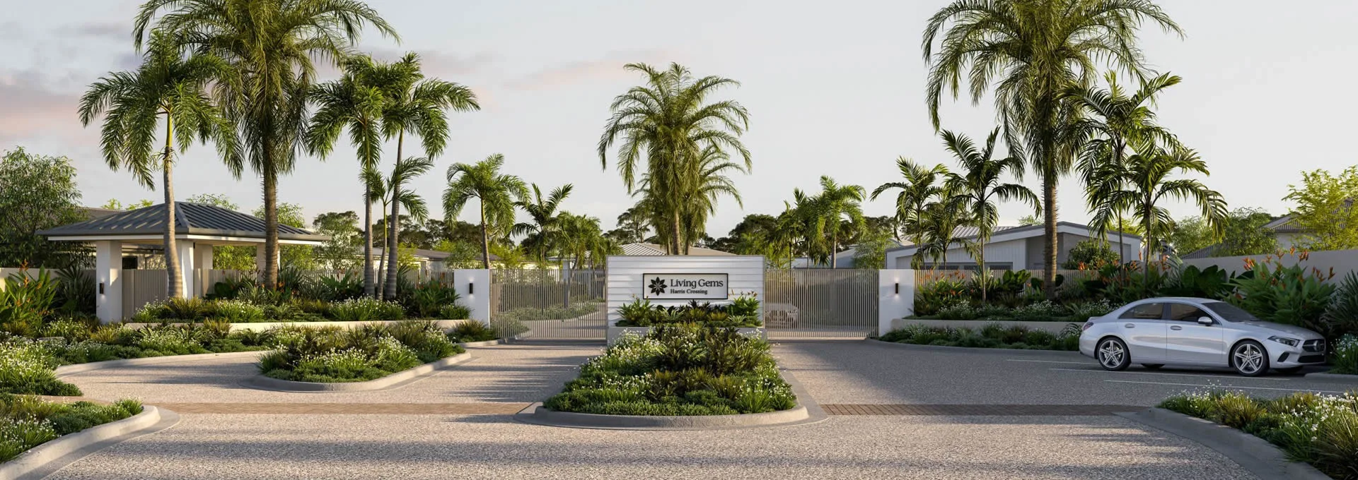 Living Gems Harris Crossing Entrance