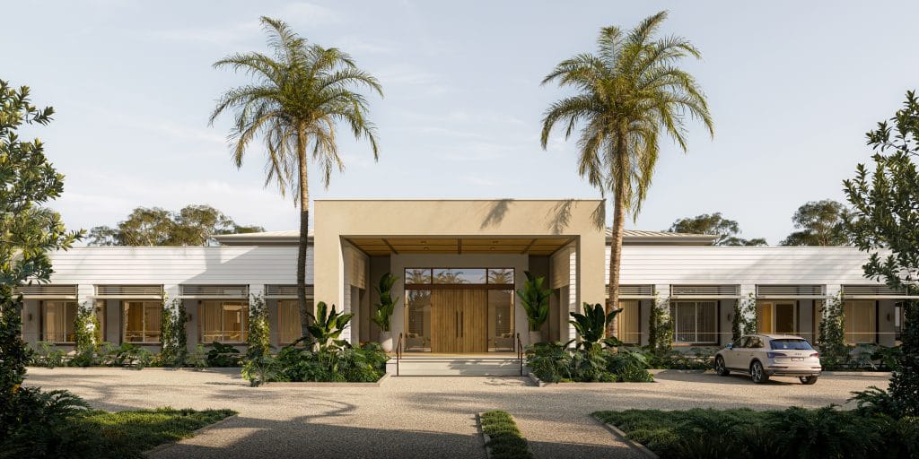 Living Gems Harris Crossing Clubhouse Exterior