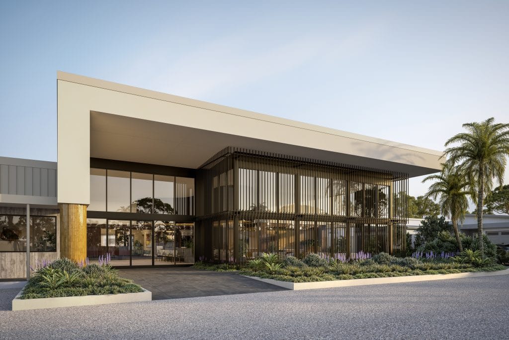 Country Club entry at Living Gems Moreton Bay