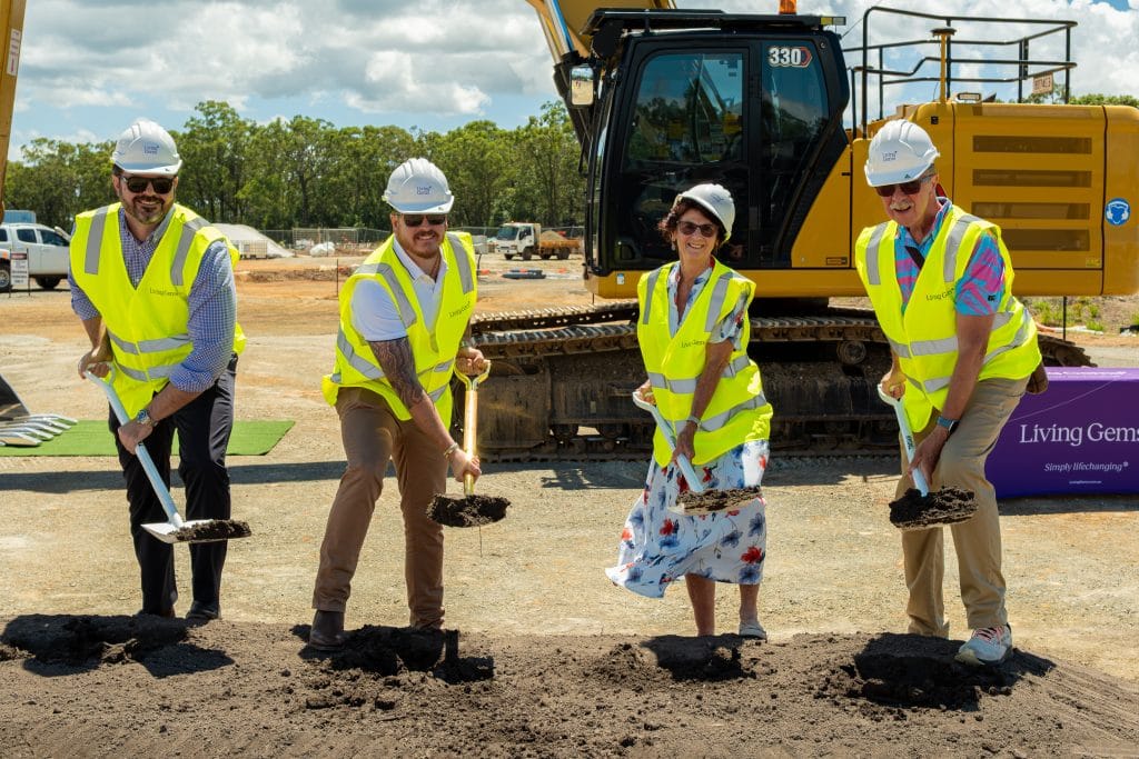 Sod Turning at Living Gems Moreton Bay