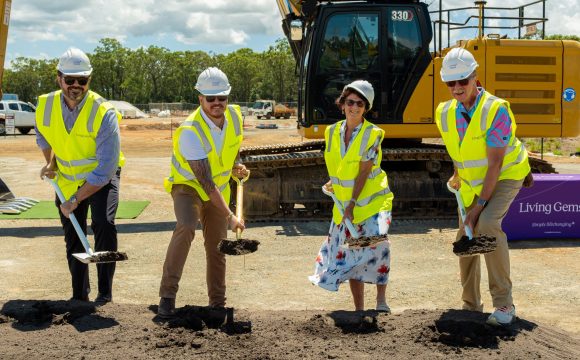 Sod Turning at Living Gems Moreton Bay