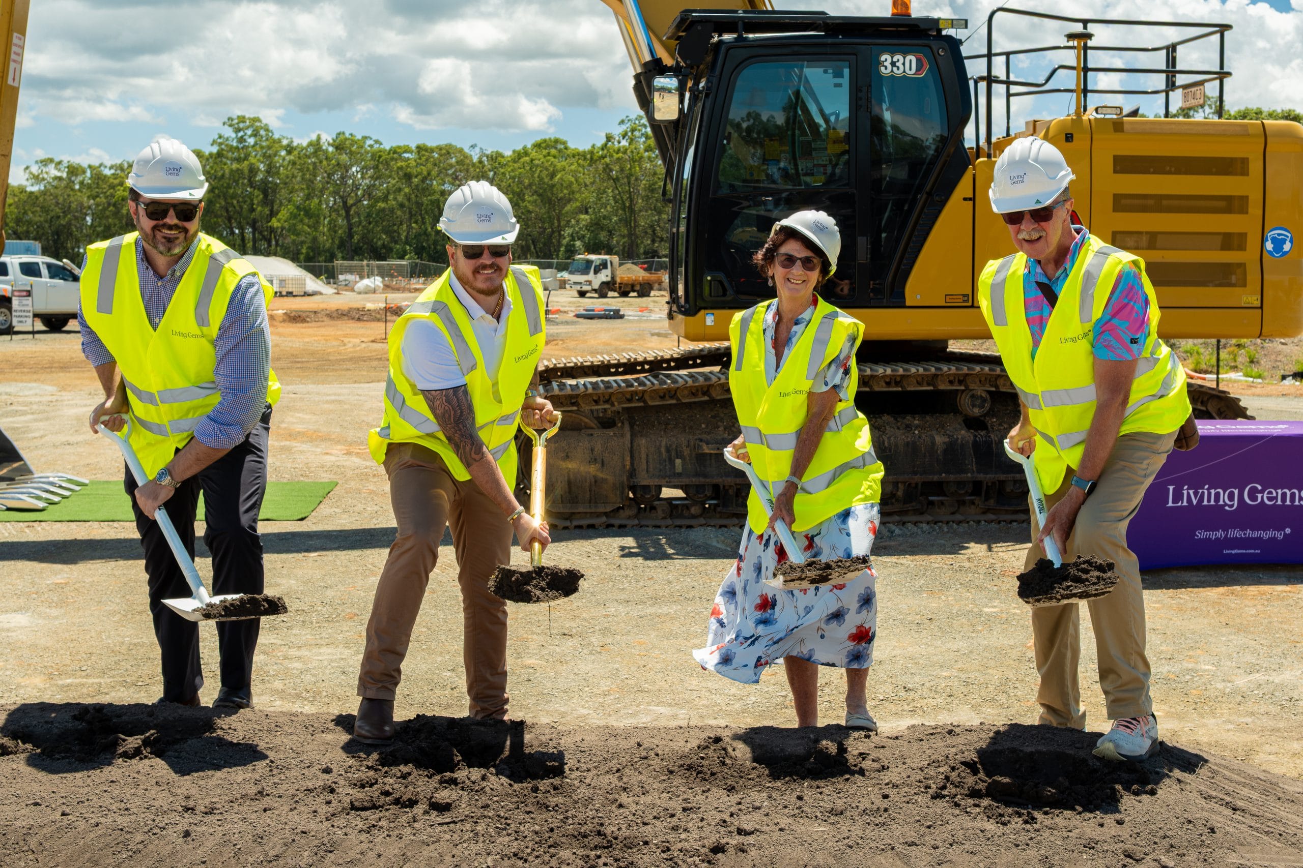 Sod Turning at Living Gems Moreton Bay