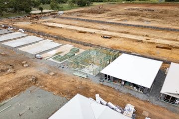 Construction at Living Gems Rockhampton in Parkhurst