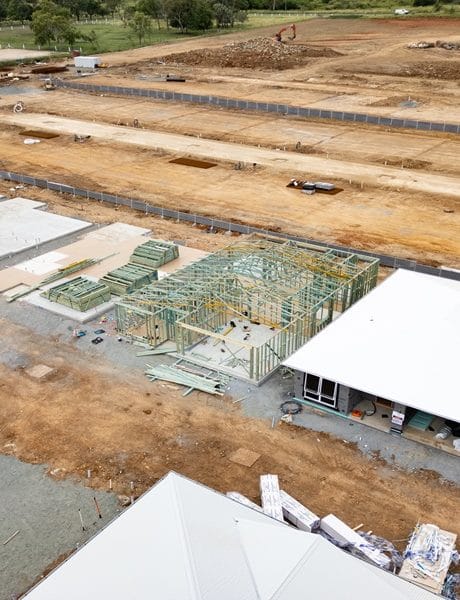 Construction at Living Gems Rockhampton in Parkhurst