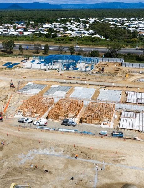 Construction has been powering ahead in the month of April at Living Gems Harris Crossing