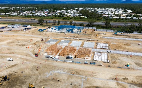Construction has been powering ahead in the month of April at Living Gems Harris Crossing