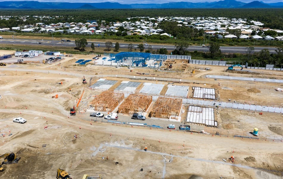 Construction has been powering ahead in the month of April at Living Gems Harris Crossing
