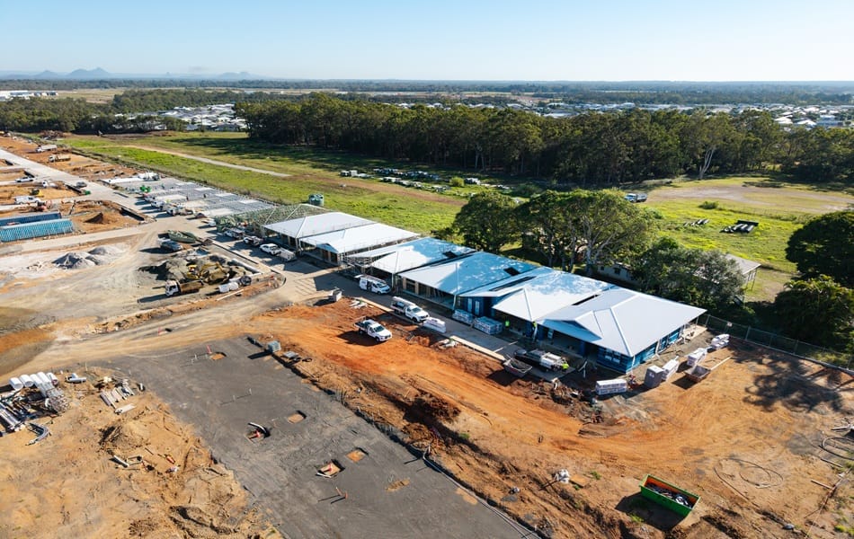 Construction moving along nicely at Living Gems Moreton Bay